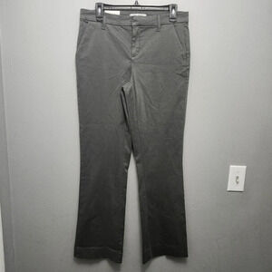 Lila Ryan women's Jenalyn boot cut pants size 8 olive green brushed sate…